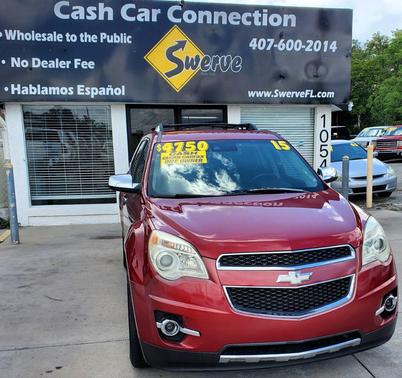 RED 2015 Chevrolet Equinox LTZ