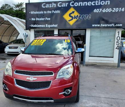 RED 2015 Chevrolet Equinox LTZ
