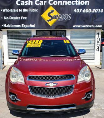 RED 2015 Chevrolet Equinox LTZ
