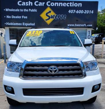 WHITE 2011 Toyota Sequoia SR5