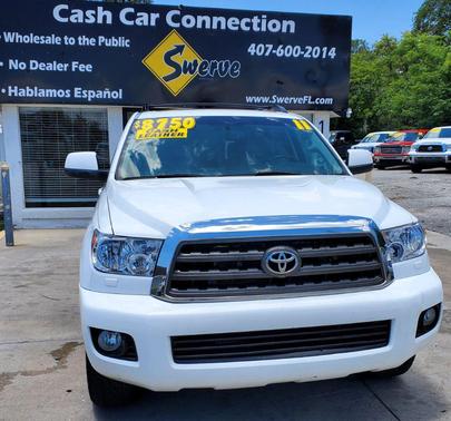 WHITE 2011 Toyota Sequoia SR5