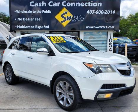 WHITE 2011 Acura MDX 3.7L