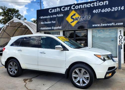 WHITE 2011 Acura MDX 3.7L