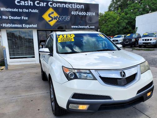WHITE 2011 Acura MDX 3.7L