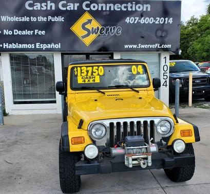 YELLOW 2004 Jeep Wrangler Unlimited