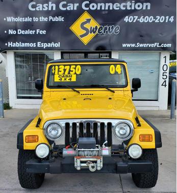 YELLOW 2004 Jeep Wrangler Unlimited