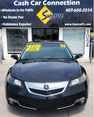 BLACK 2012 Acura TL 3.5 Advance