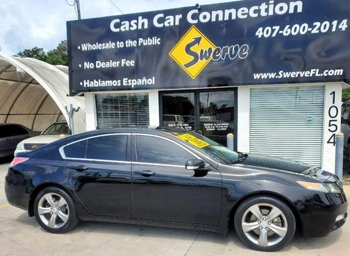BLACK 2012 Acura TL 3.5 Advance