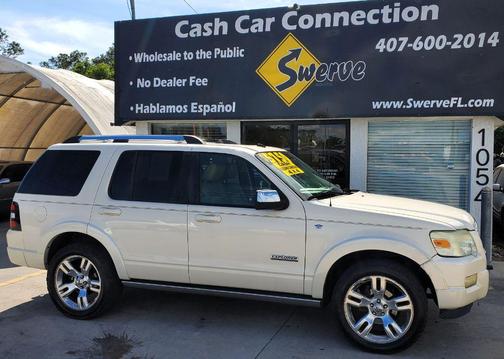 WHITE 2008 Ford Explorer Limited