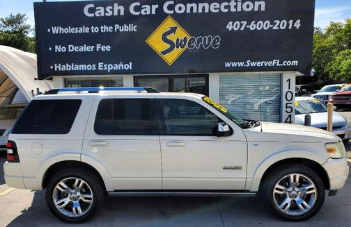 WHITE 2008 Ford Explorer Limited