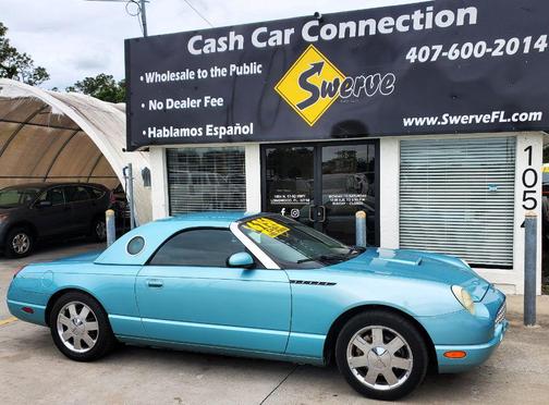 BLUE 2002 Ford Thunderbird Deluxe