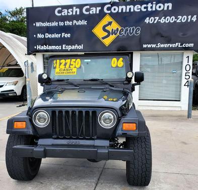 BLACK 2006 Jeep Wrangler X