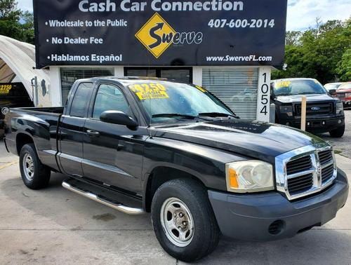 BLACK 2007 Dodge Dakota ST Club Cab