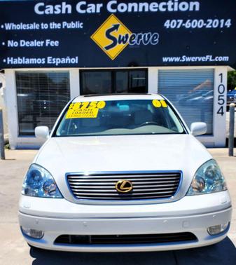White 2001 Lexus LS 430 Base