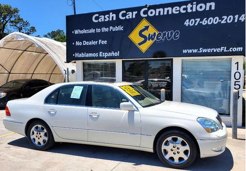 White 2001 Lexus LS 430 Base