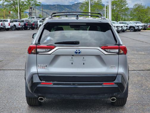 Silver Sky Metallic/Midnight Black Metallic 2024 Toyota RAV4 Prime XSE