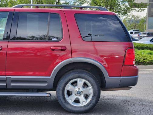 Red Fire Clearcoat Metallic 2003 Ford Explorer XLT