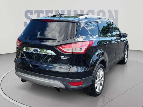 White Platinum Metallic Tri-Coat 2015 Ford Escape Titanium