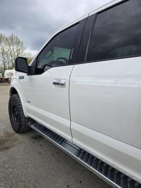 White Platinum Metallic Tri-Coat 2016 Ford F-150 Lariat