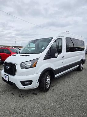 Oxford White 2025 Ford Transit-350 XLT
