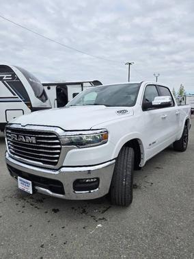 Bright White Clear Coat 2025 RAM 1500 Laramie