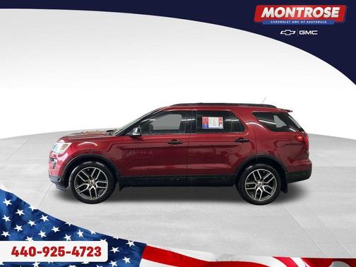 Ruby Red Metallic 2018 Ford Explorer sport