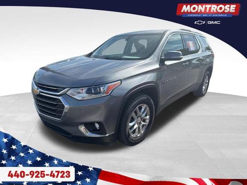 Steel Metallic 2019 Chevrolet Traverse LT Cloth