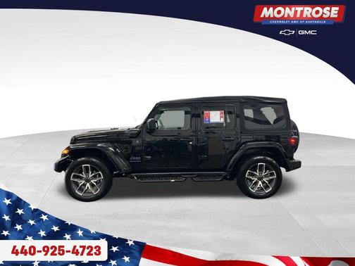 Black Clearcoat 2024 Jeep Wrangler 4xe Sport