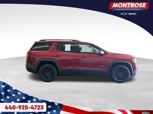 Volcanic Red 2023 GMC Acadia AT4