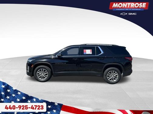 Black Metallic 2023 Chevrolet Traverse LT Cloth