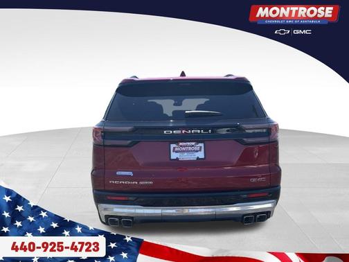 Volcanic Red 2026 GMC Acadia Denali