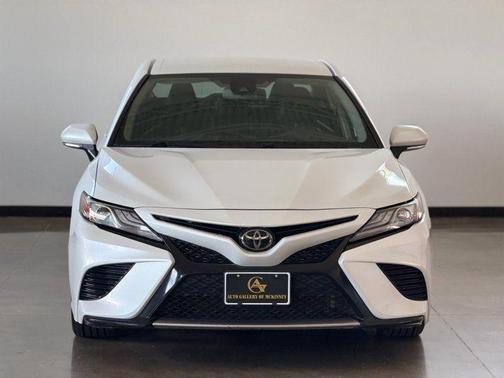 White 2019 Toyota Camry XSE