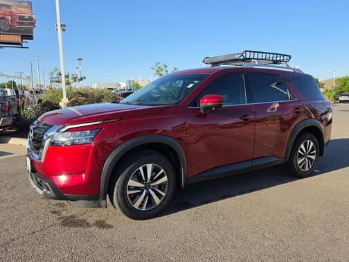 Scarlet Ember 2024 Nissan Pathfinder SL