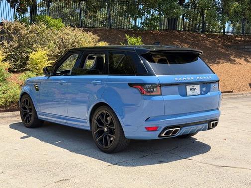 Blue 2022 Land Rover Range Rover Sport SVR