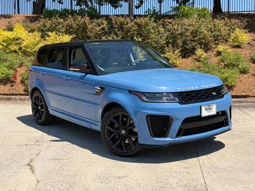 Blue 2022 Land Rover Range Rover Sport SVR