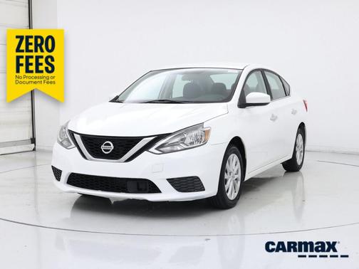 White 2019 Nissan Sentra SV