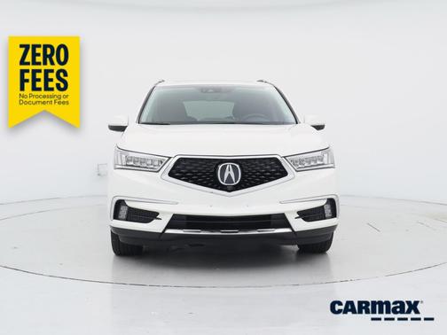 White 2017 Acura MDX Advance