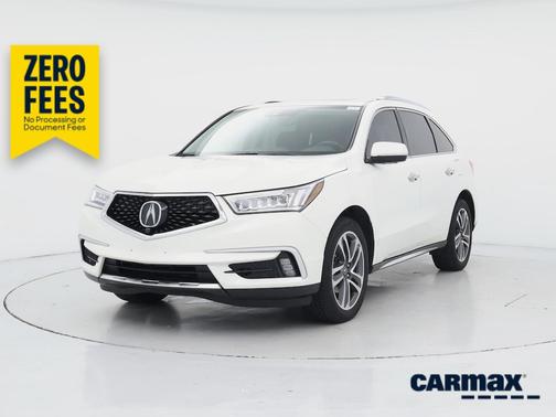 White 2017 Acura MDX Advance