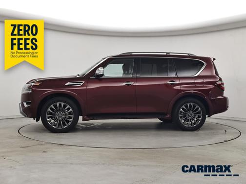 Red 2022 Nissan Armada Platinum