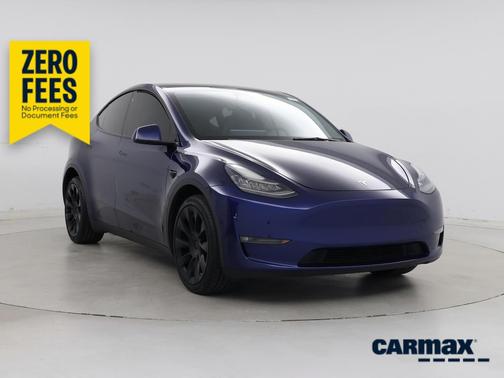 Blue 2021 Tesla Model Y Long Range