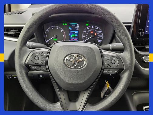 Blue 2025 Toyota Corolla Hybrid LE