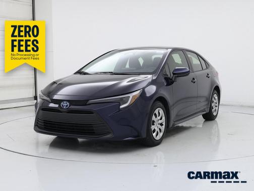 Blue 2025 Toyota Corolla Hybrid LE