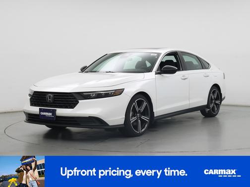 White 2023 Honda Accord Hybrid Sport