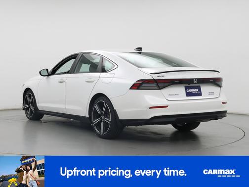 White 2023 Honda Accord Hybrid Sport
