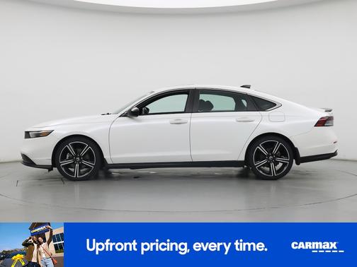 White 2023 Honda Accord Hybrid Sport