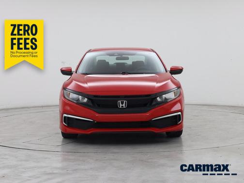 Red 2020 Honda Civic LX