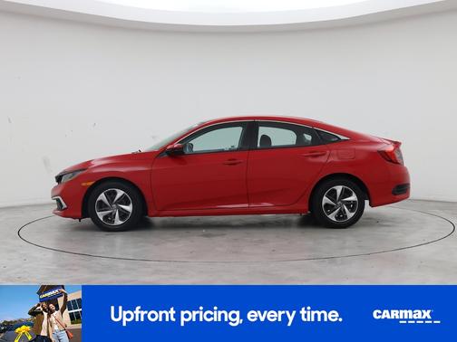 Red 2020 Honda Civic LX