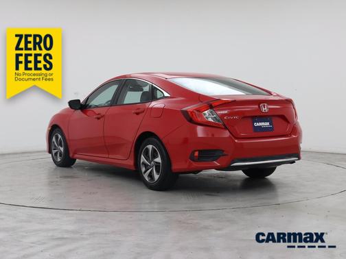Red 2020 Honda Civic LX