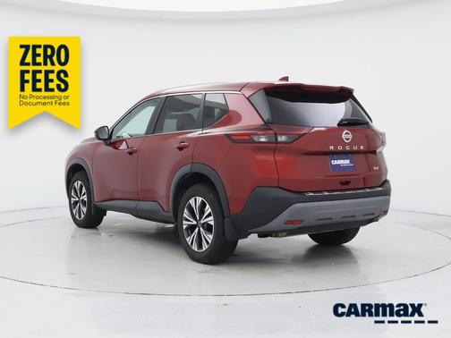 Red 2022 Nissan Rogue SV