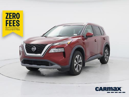 Red 2022 Nissan Rogue SV